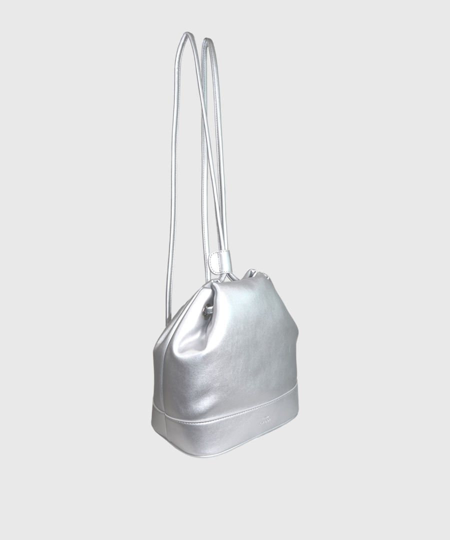 FIND kapoor pingo plum backpack silver - st002