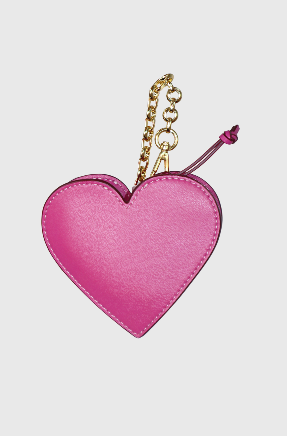 GANNI Funny Heart Zipped Coin Purse Pink-st003