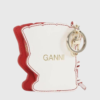 GANNI Kitten Keychain White -st002