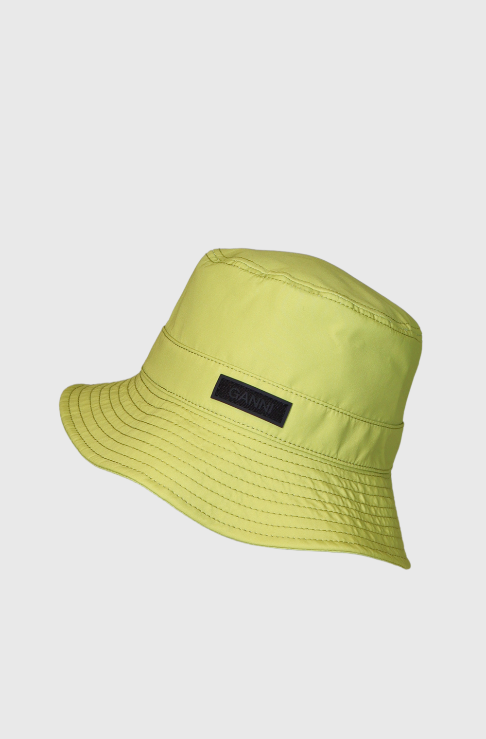 GANNI Tech Bucket Hat Olive - st001