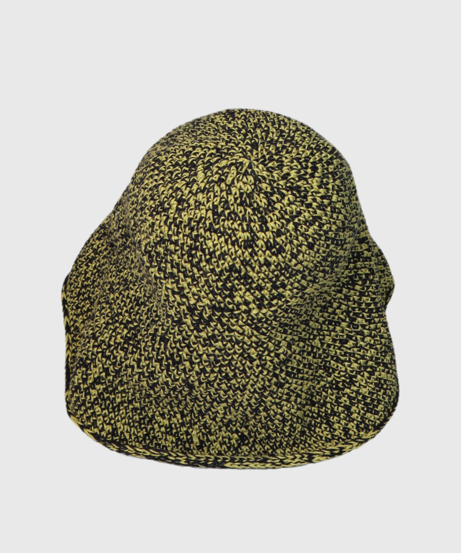 Ganni Cotton crochet bucket hat Green - st003