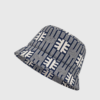 JW pei Fei Jacquard Knit Bucket Hat Black White - st001