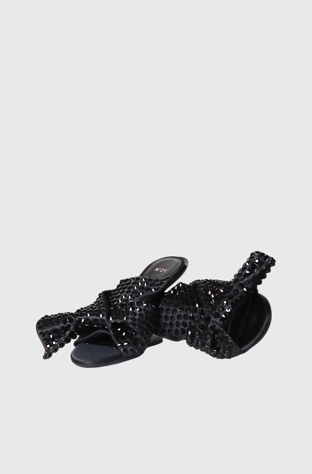 Numero Ventuno - Nº21 Bow Mules black-st003