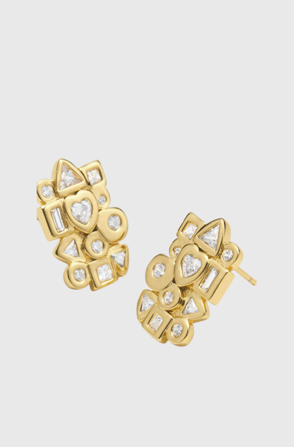 JW PEI Geometrical Combination Earrings - st001