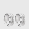 JW PEI Zircon Hoop Earrings - st001