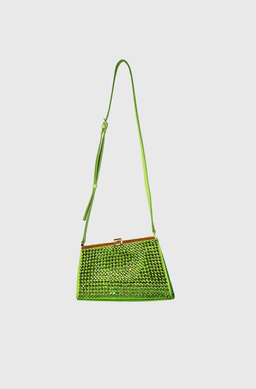 N21 Petite jeanne crystal shoulder bag green - st002