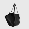 Yuzefi Large Mochi Pebble Grain Shoulder Bag Black 222222