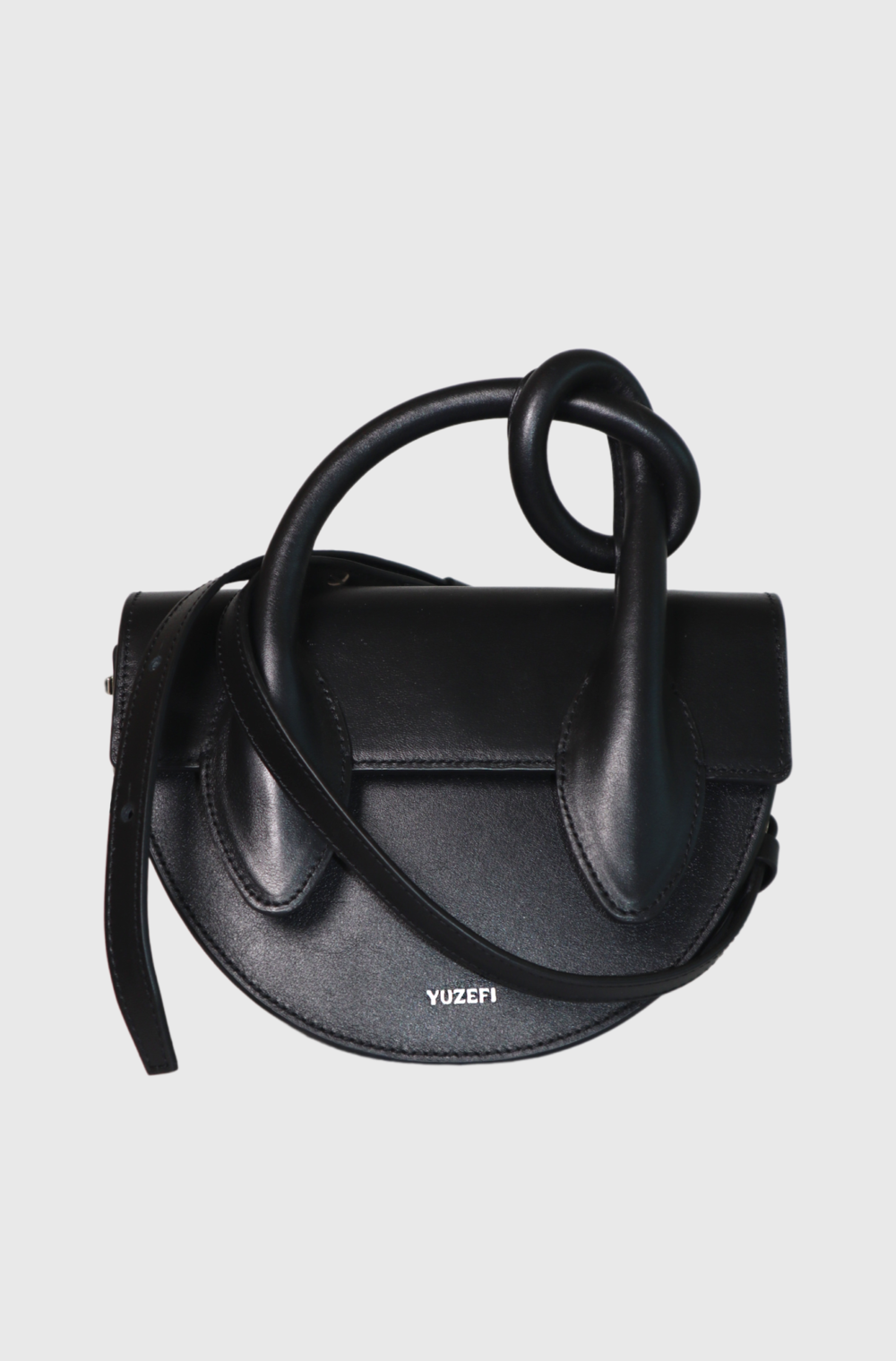 Yuzefi Pretzel crossbody bag black - st001