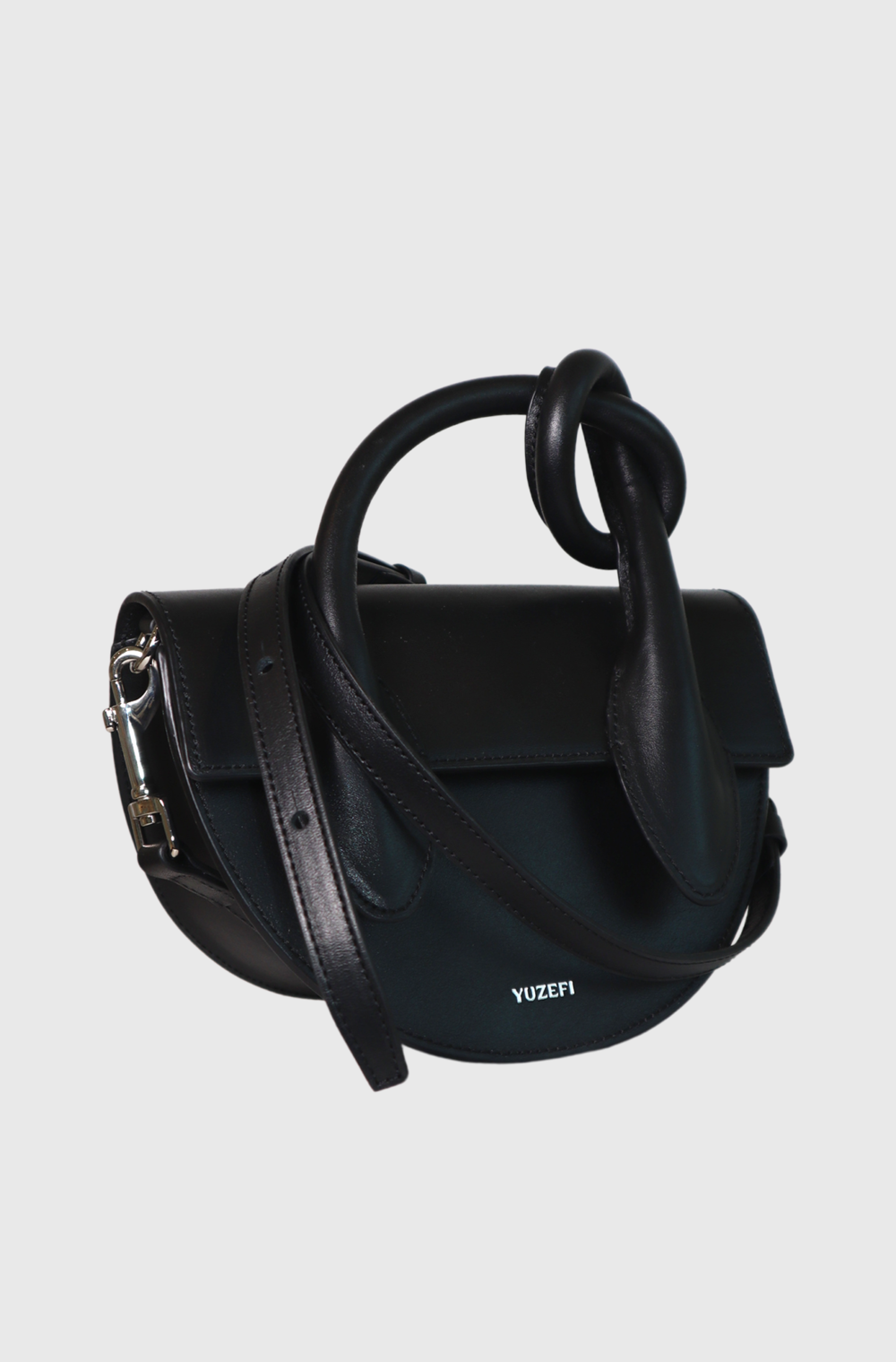 Yuzefi Pretzel crossbody bag black - st002