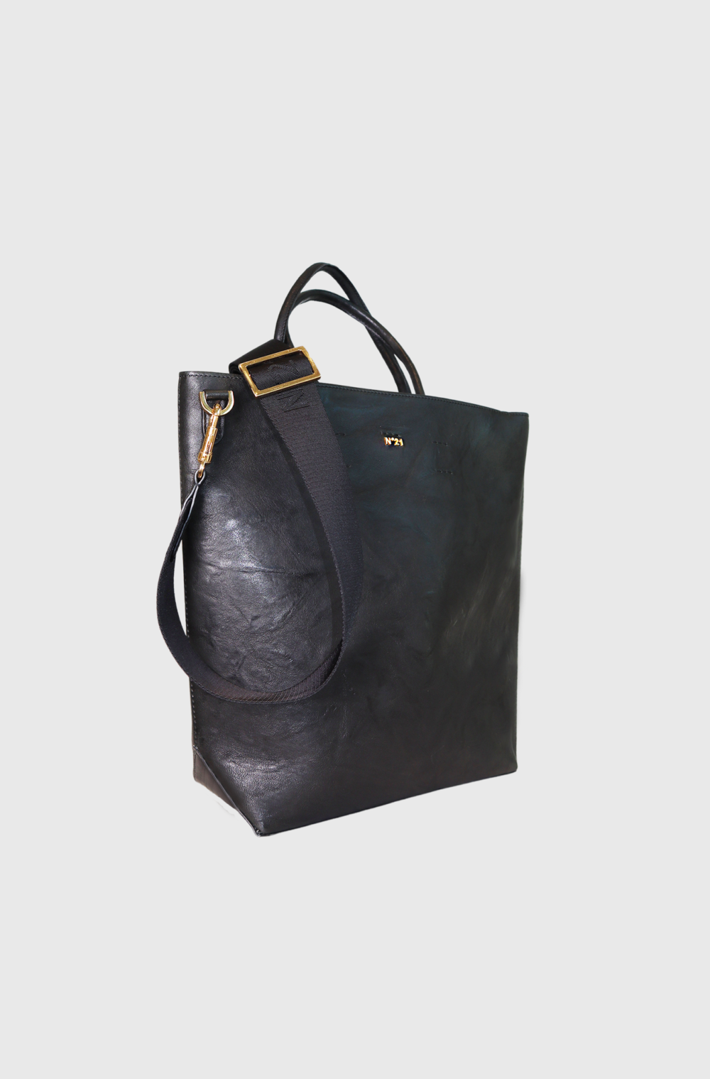 numero ventuno no21 Shopping N21 Stropicciata Bag Black - st1