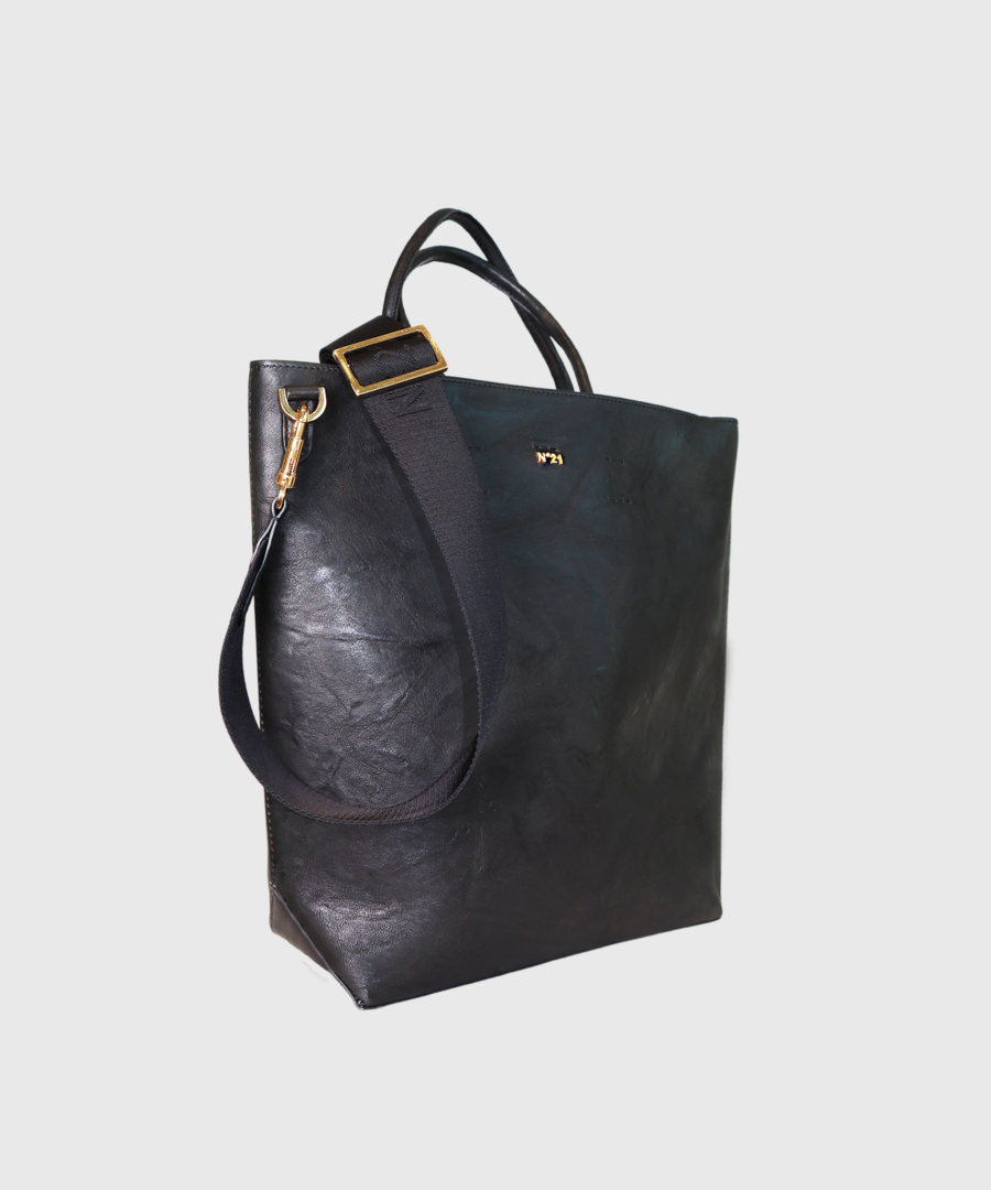 numero ventuno no21 Shopping N21 Stropicciata Bag Black - st1