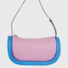 BUMPER 15 CROSSBODY LEATHER BAG pink blue