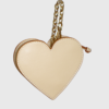 GANNI Funny Heart Zipped Coin Purse Buttercream-st003