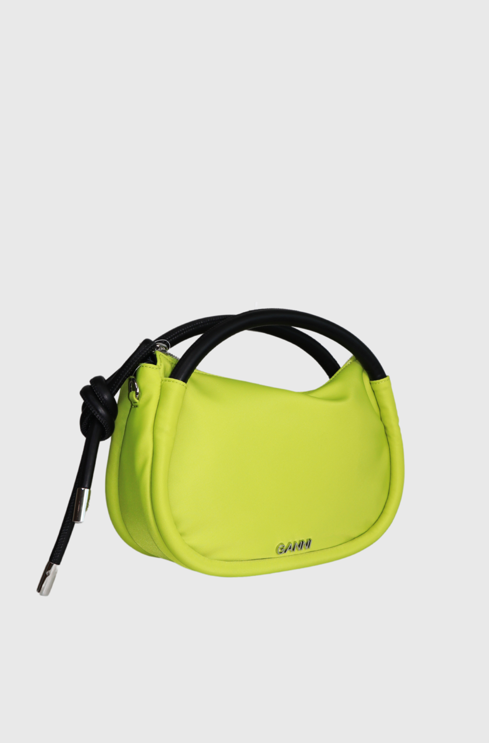 Ganni Knot mini crossbody bag green - st002