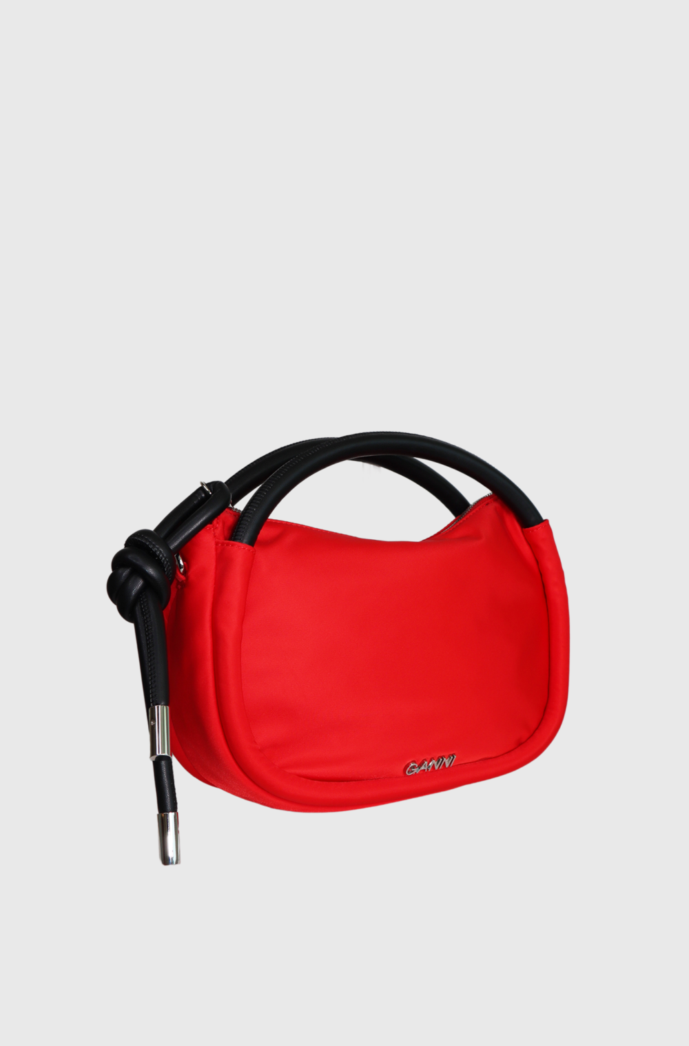 Ganni Knot mini crossbody bag red - st002