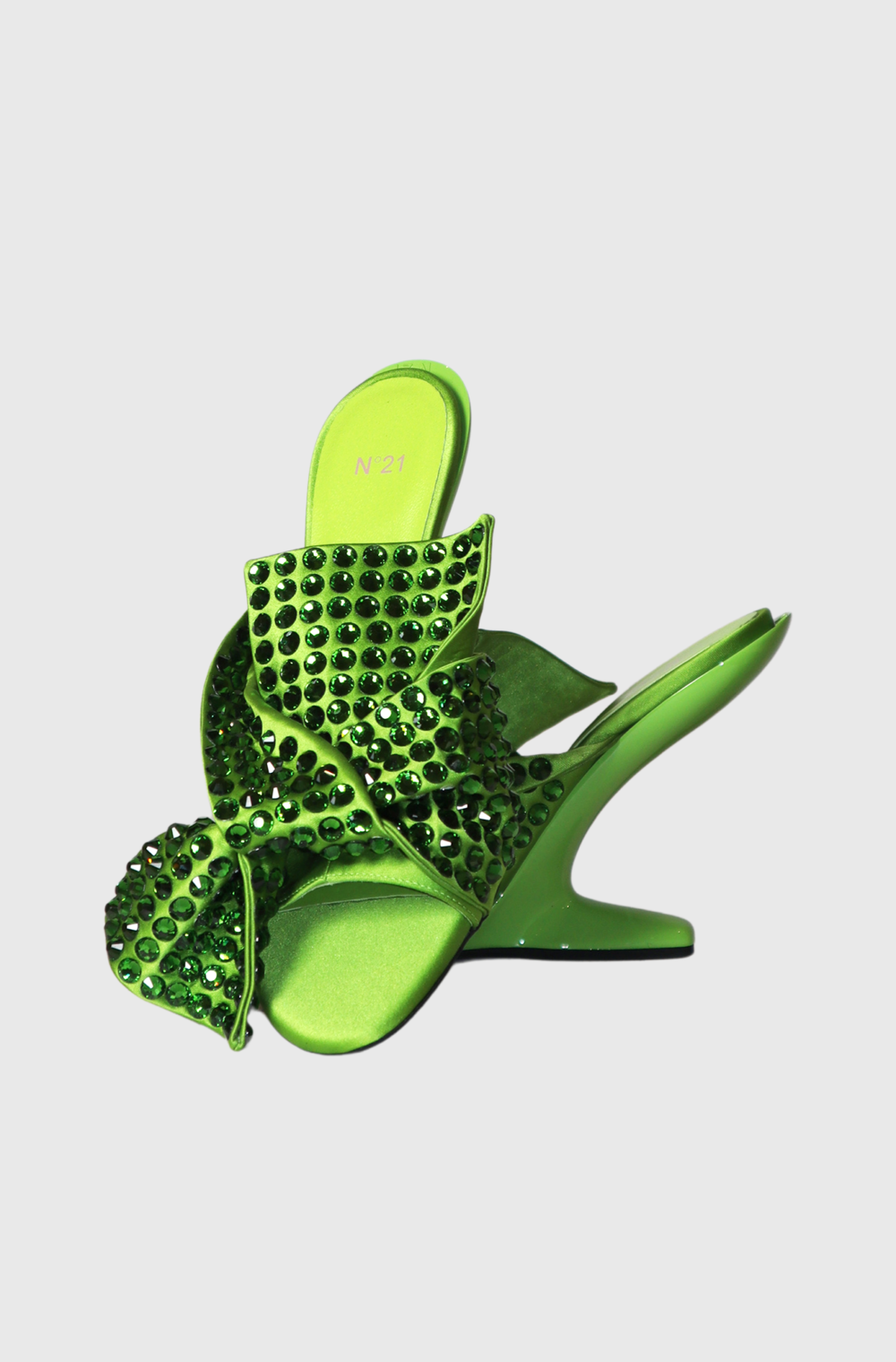 Numero Ventuno - Nº21 Bow Mules green-st002