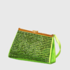 N21 Petite jeanne crystal shoulder bag green - st0004