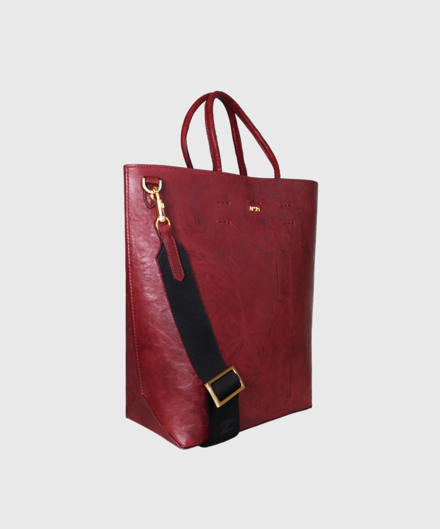 N21 Shopping N21 Stropicciata Bag Burgundy - st1