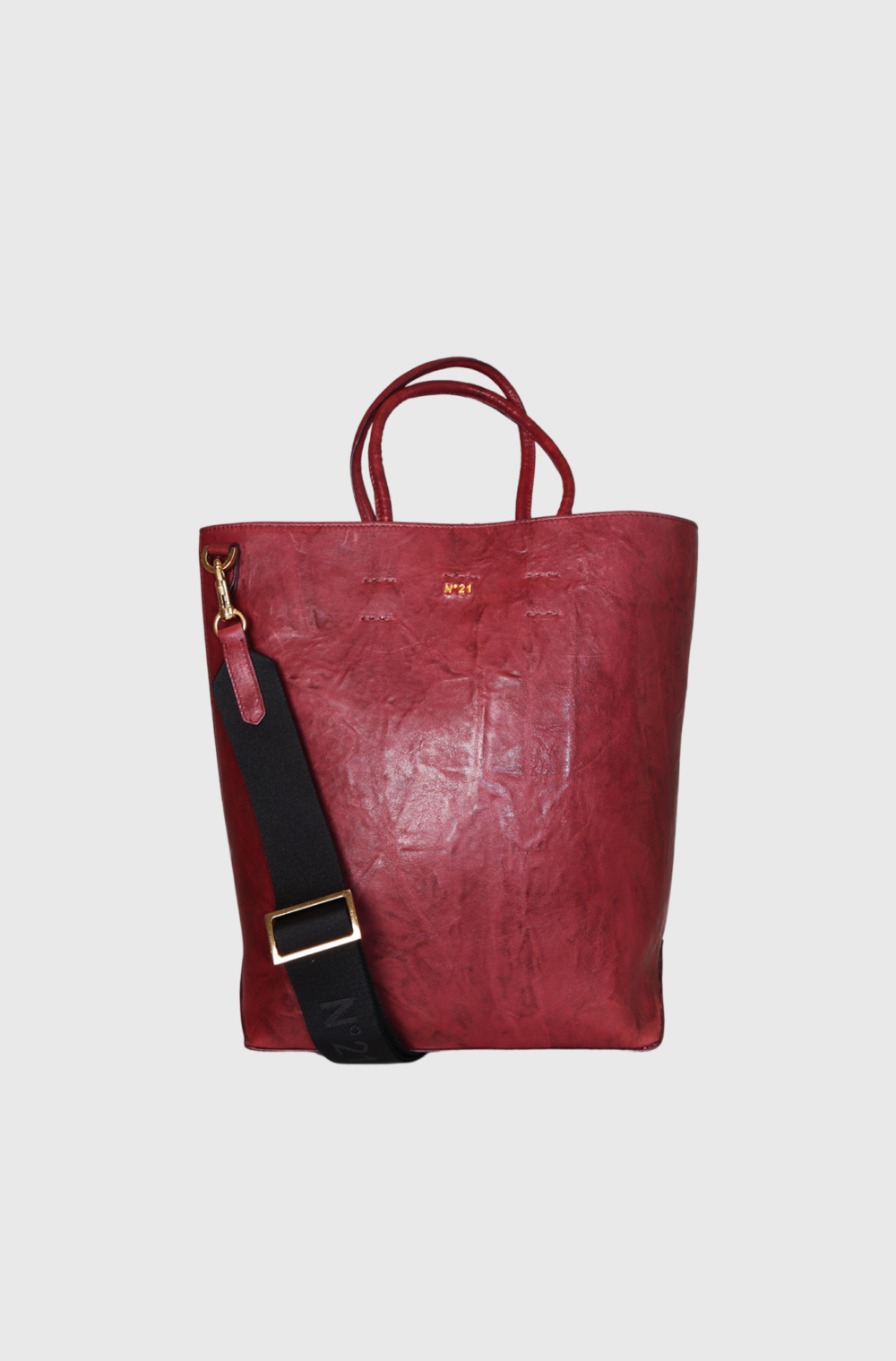 N21 Shopping N21 Stropicciata Bag Burgundy - st2