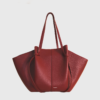 Yuzefi Large Mochi Pebble Grain Shoulder Bag cranberry 1111