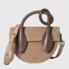 Yuzefi Pretzel crossbody bag sand - st0011