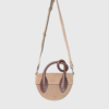 Yuzefi Pretzel crossbody bag sand - st0013