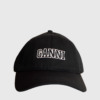 Ganni CAP HAT Black-st001