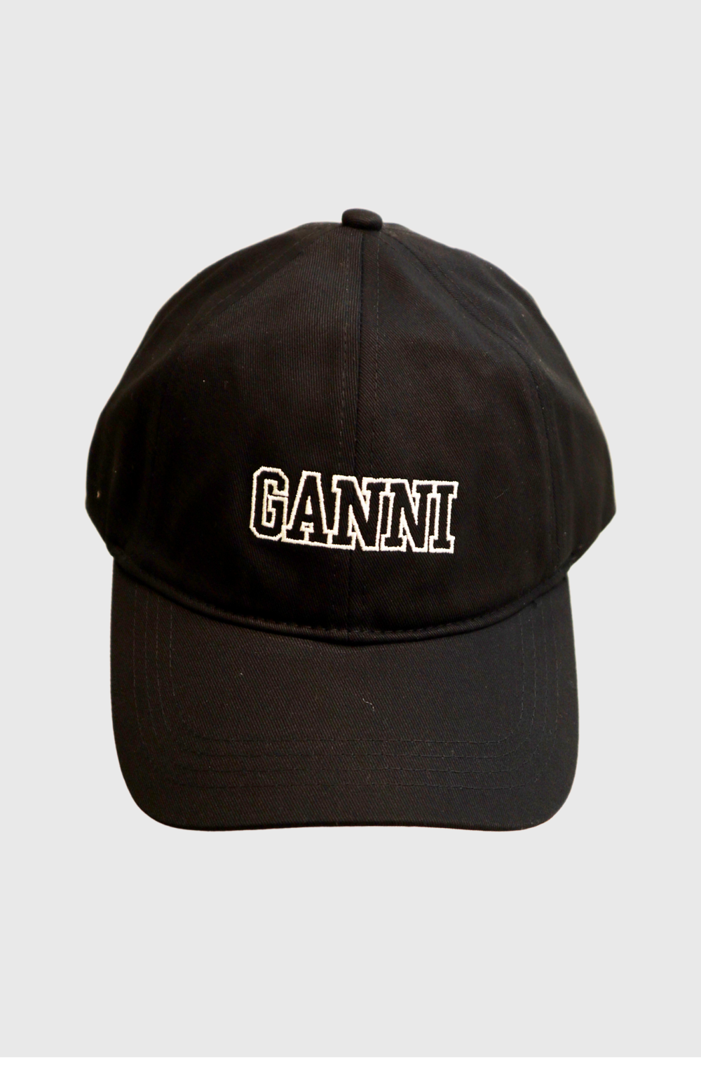 Ganni CAP HAT Black-st003