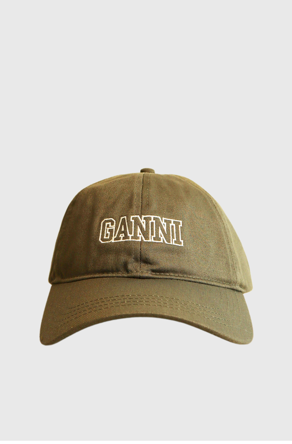 Ganni CAP HAT Green-st001