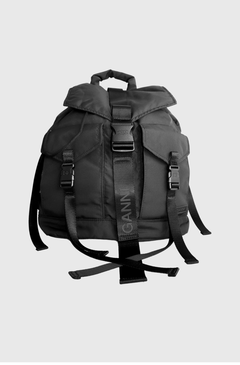 Ganni TECH BACKPACK Black-st001