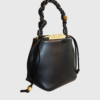 Ganni Bou leather bucket bag Black - st003