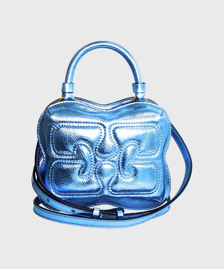 Ganni Butterfly cross body Blue - st001