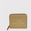 marc jacob The Wallet Mini Compact Leather- Camel