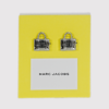 marc jaacob The Tote Bag Stud Earrings- Silver