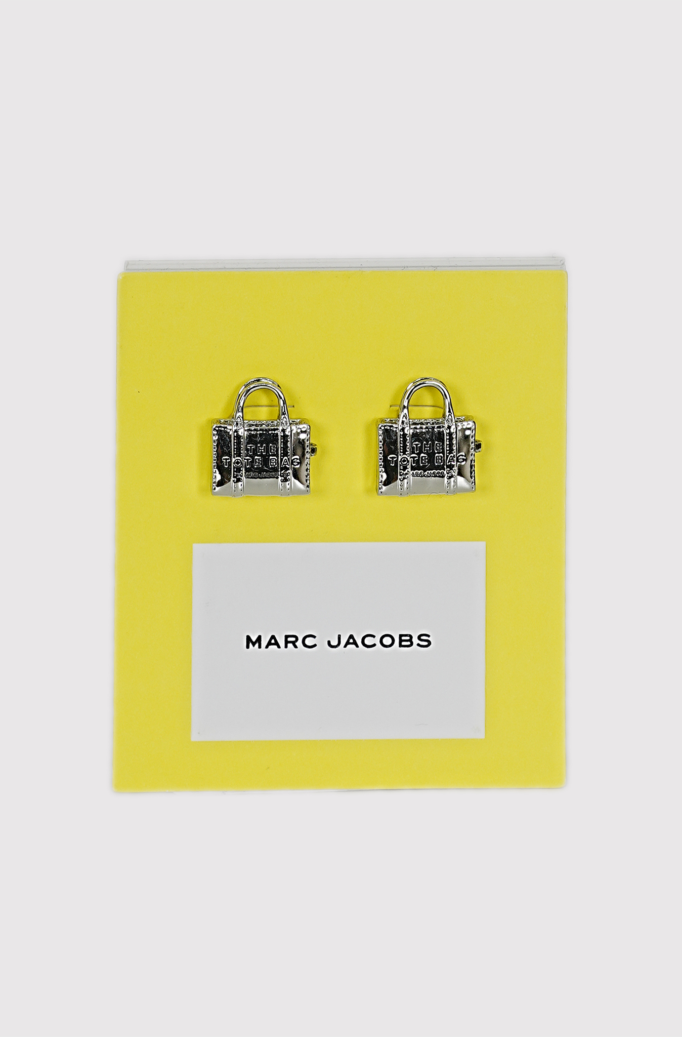 marc jaacob The Tote Bag Stud Earrings- Silver