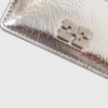 Ganni Bou Metallic Card Holder Silver - st0003