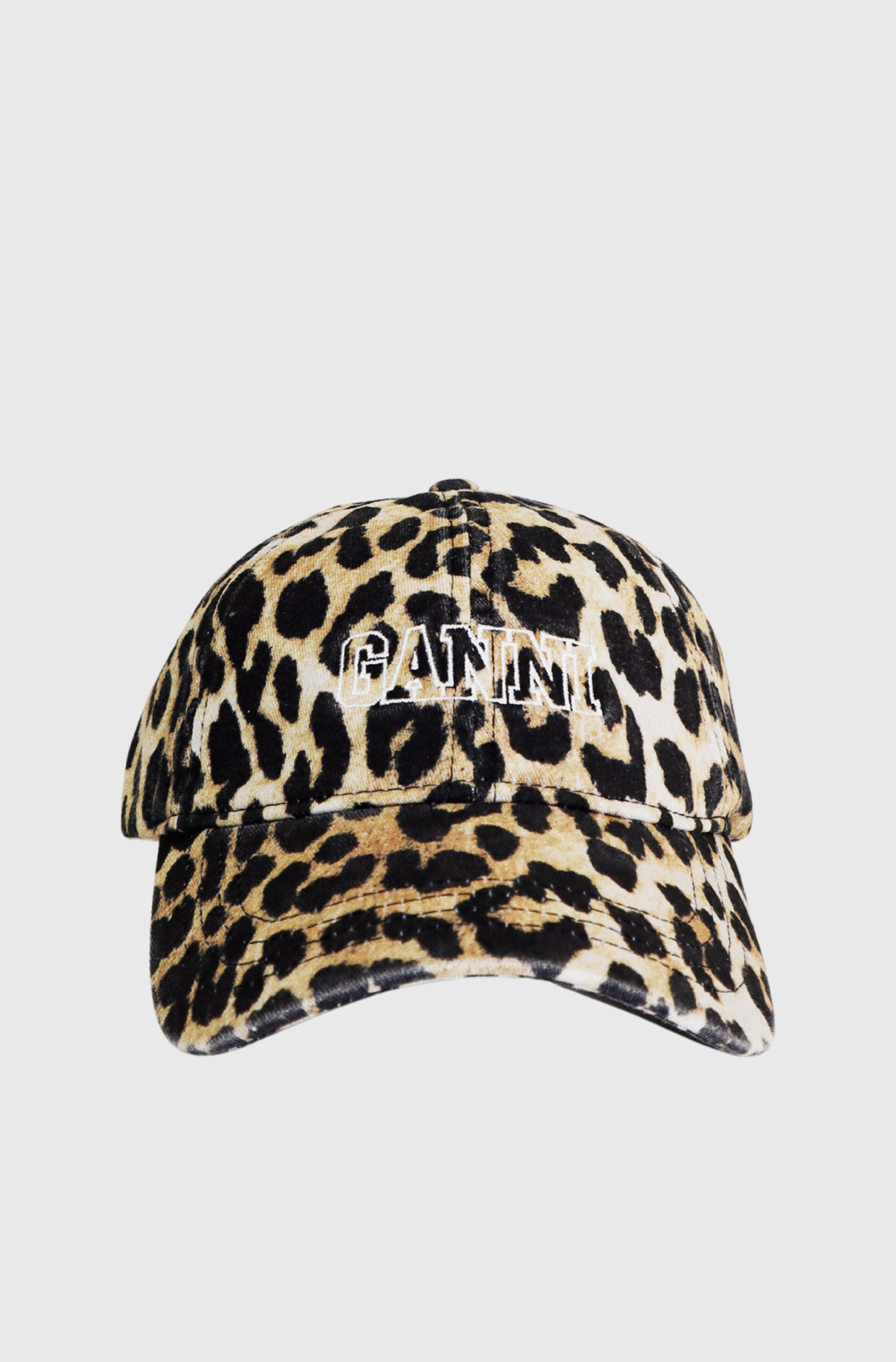 Ganni Cap Hat Print Leopard-st001