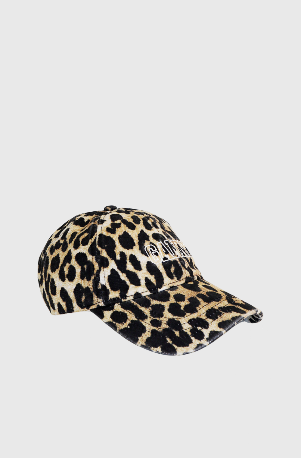 Ganni Cap Hat Print Leopard-st003