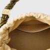 Ganni Bou Patent Bucket Bag Olive-st005