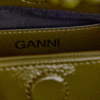 Ganni Small Patent Bou Bag Olive-st006