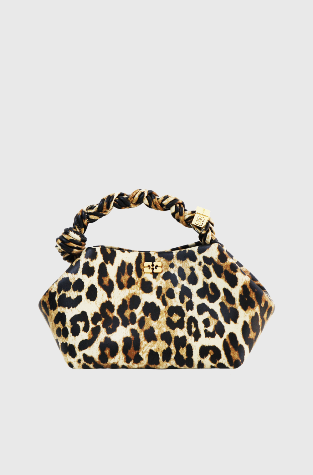 Ganni Small Leather Bou Bag Leopard-st001