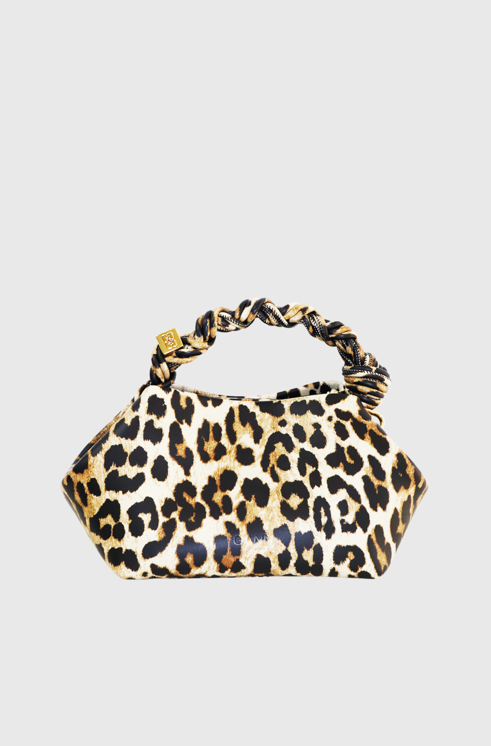 Ganni Small Leather Bou Bag Leopard-st001