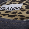 Ganni Denim Small Butterfly Pouch Bow Bag Dark Denim-st004