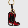 Ganni - Western Cowboy Boot KeyChain Red- st001