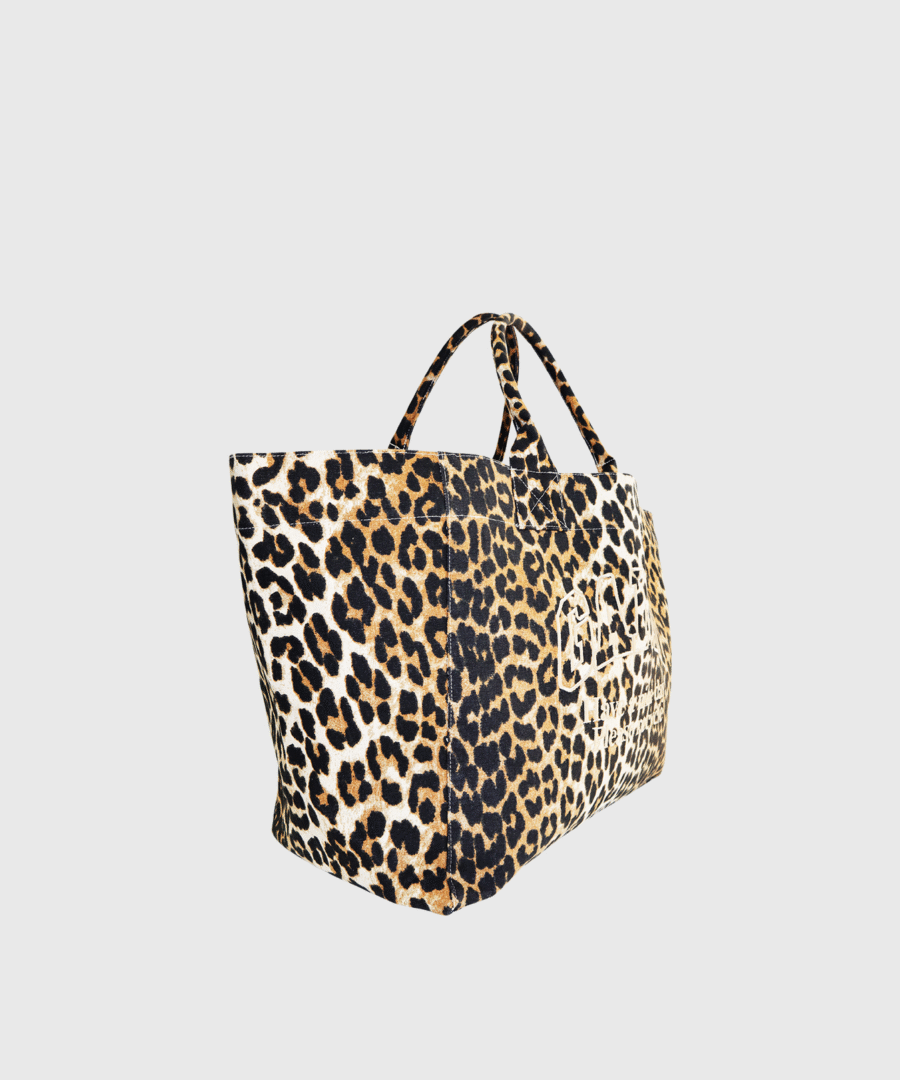 Ganni XXL Print Canvas Tote Bag-st004
