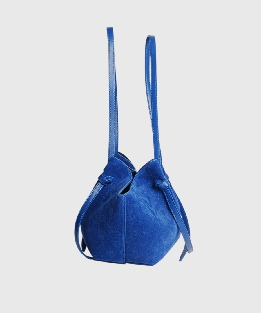 MOCHI SUEDE SHOULDER BAG01 blue yuzefi01