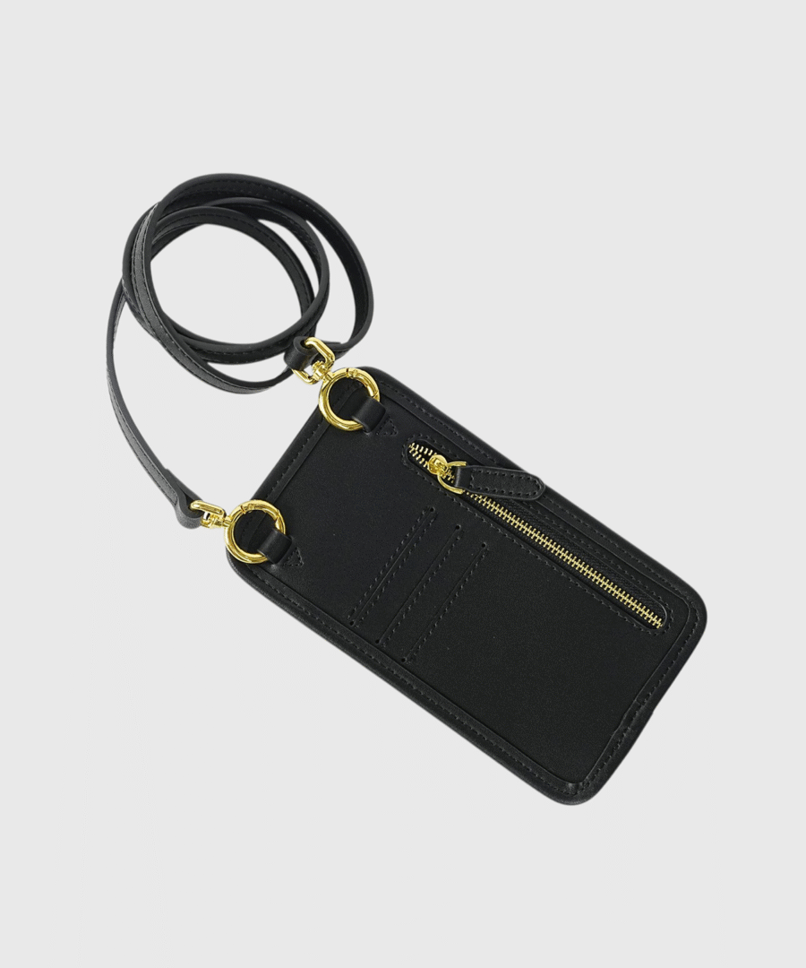 AYLIN CANVAS PHONE BAG00 black1122