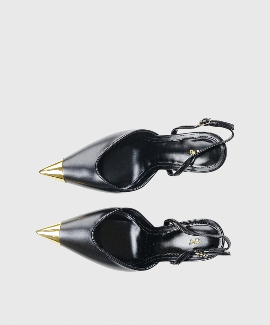 SAVANNAH GOLD TIPPED SLINGBACK PUMPS00102