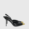 SAVANNAH GOLD TIPPED SLINGBACK PUMPS001022