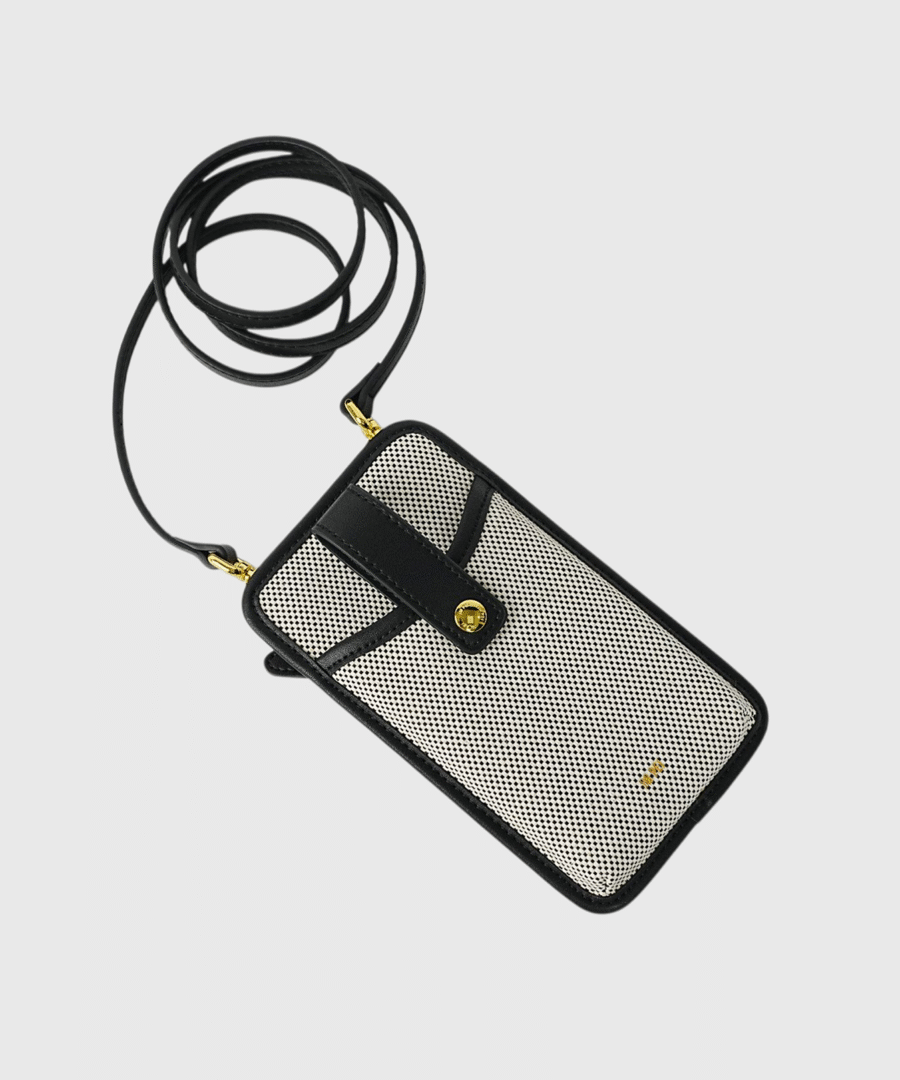 AYLIN CANVAS PHONE BAG00 black11